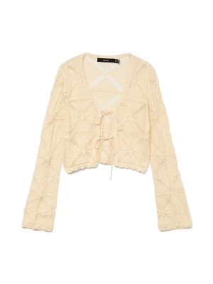 Foto van product VERO MODA Gebreid vest 'VMLola' champagne