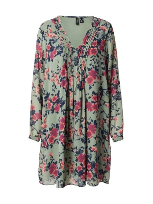Foto van product VERO MODA Jurk donkergroen / pink / rosa / wit