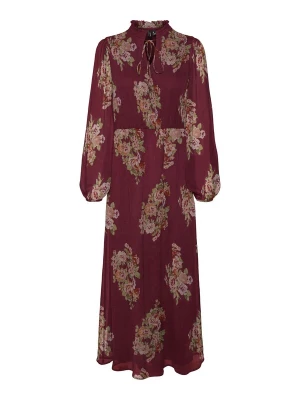 Foto van product VERO MODA Jurk 'MARYA' karamel / kaki / oudroze / wijnrood