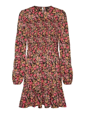 Foto van product VERO MODA Jurk 'MIA' pastelgroen / oranje / pitaja roze / zwart