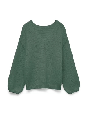 Foto van product VERO MODA Oversized trui 'VMMaybe' donkergroen