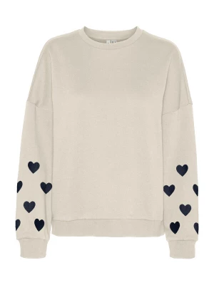 Foto van product Vero Moda Petite Sweatshirt 'VMKarol' beige / zwart