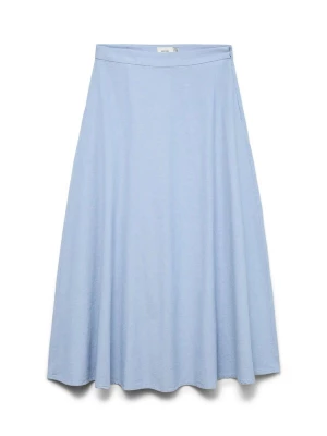 Foto van product VERO MODA Rok 'VERO MODA - VMNORMA MW MAXI CHAMBRAY SKIRT - Dames - Rokken' pastelblauw