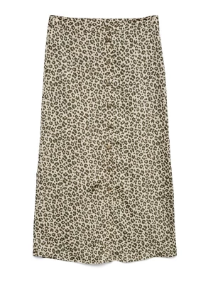 Foto van product VERO MODA Rok 'VMIDALIA' crème / olijfgroen