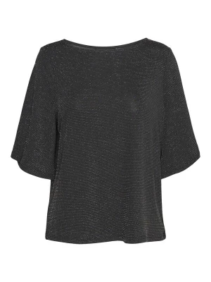 Foto van product VERO MODA Shirt 'KANVA' zwart gemêleerd / zilver