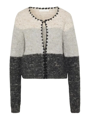 Foto van product Vero Moda Tall Gebreid vest 'VMJENNA' beige gemêleerd / grijs / grijs gemêleerd