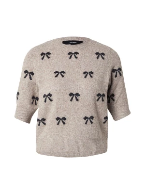 Foto van product VERO MODA Trui 'VMDoffy Intarsia' greige / zwart