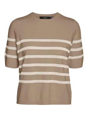 Foto van product VERO MODA Trui 'VMSaba' camel / wit