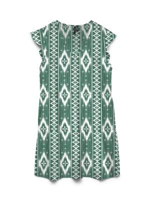 Foto van product VERO MODA Zomerjurk 'VMMYMILO' donkergroen / wit