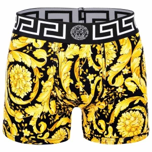 Foto van product VERSACE Boxershorts goud / zwart / wit
