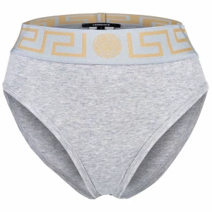 Foto van product VERSACE Slip 'Topeka' camel / grijs gemêleerd / mintgroen