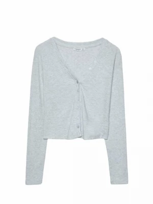 Foto van product Vest Stradivarius grijs