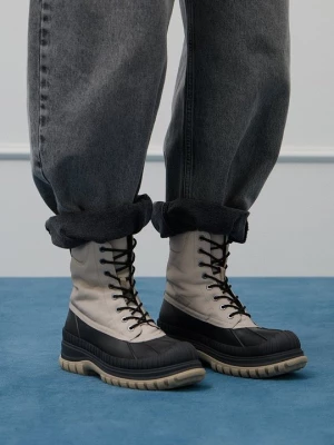 Foto van product Veterboots Ganni zandkleur