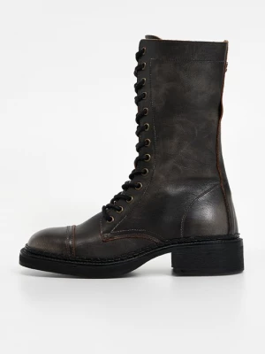 Foto van product Veterlaarzen Steve Madden donkerbruin