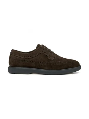 Foto van product Veterschoenen Geox donkerbruin mêleerd