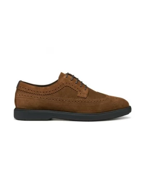 Foto van product Veterschoenen Geox gemêleerd bruin