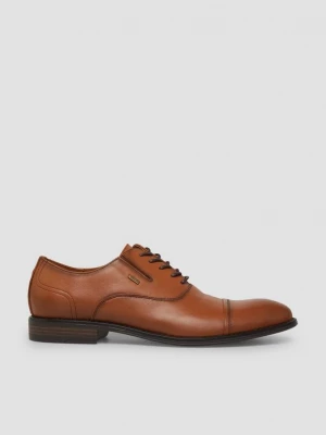 Foto van product Veterschoenen van echt leer s.Oliver bruin