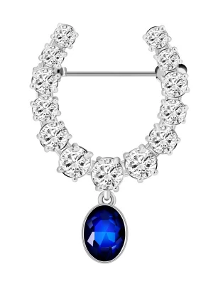 Foto van product Victoria Hyde Broche saffier / zilver