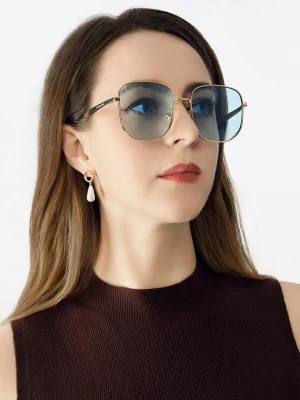 Foto van product Victoria Hyde Zonnebril 'Danny' blauw / goud
