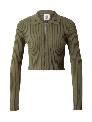 Foto van product VIERVIER Gebreid vest 'Ashley' kaki