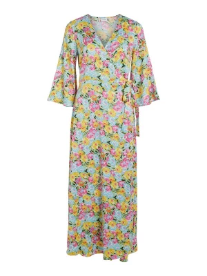 Foto van product VILA Jurk 'Suna' hemelsblauw / geel / groen / rosa
