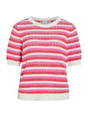 Foto van product VILA Trui 'VIElinja' pink / rood / wit