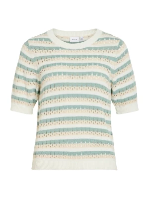 Foto van product VILA Trui 'VIElinja' sand / mintgroen / wit