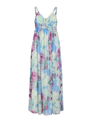 Foto van product VILA Zomerjurk 'VIPeony' lichtblauw / mintgroen / lila / orchidee
