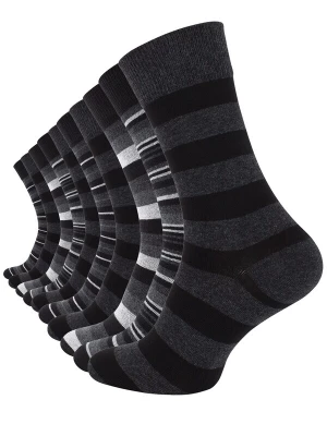 Foto van product Vincent Creation Sokken donkergrijs / zwart / wit