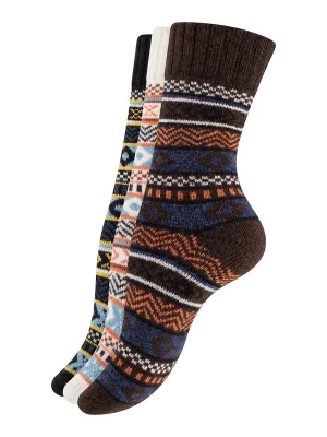 Foto van product Vincent Creation Sokken navy / oranje / zwart / offwhite