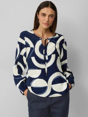 Foto van product Viscose blouse met motief en strikkoord s.Oliver