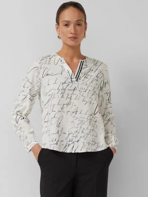 Foto van product Viscose blouse met V-hals en all-over print s.Oliver crème