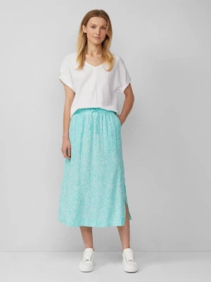Foto van product Viscose midirok met steekzakken en tunnelkoord s.Oliver
