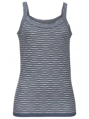 Foto van product VIVANCE Gebreide top blauw / wit