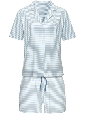 Foto van product VIVANCE Korte pyjama blauw / wit