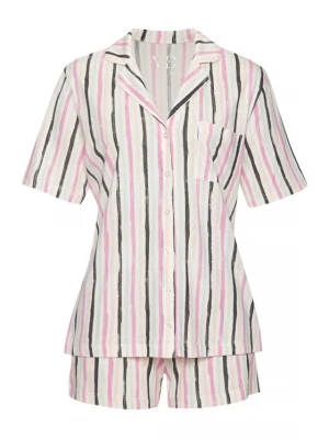 Foto van product VIVANCE Korte pyjama 'Dreams' antraciet / groen / oudroze