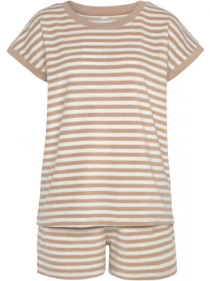 Foto van product VIVANCE Korte pyjama 'Dreams' nude / wit