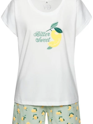 Foto van product VIVANCE Korte pyjama geel / groen / wit