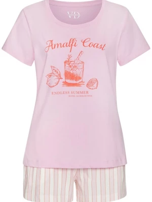 Foto van product VIVANCE Korte pyjama kreeft / rosa / rood / wit