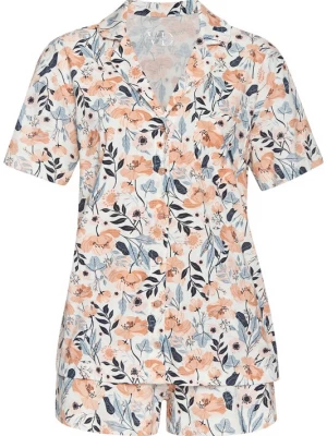 Foto van product VIVANCE Pyjama 'Dreams' crème / navy / lichtoranje / rosé