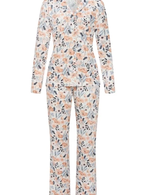 Foto van product VIVANCE Pyjama lichtblauw / lichtoranje / zwart / wit