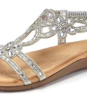 Foto van product VIVANCE Sandalen met riem zilver