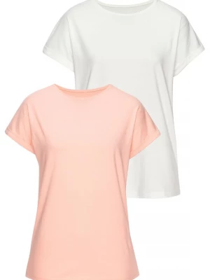 Foto van product VIVANCE Shirt abrikoos / wit
