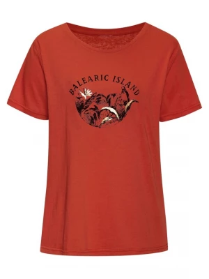 Foto van product VIVANCE Shirt beige / oranjerood / zwart