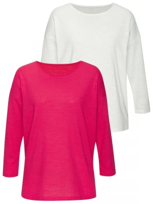 Foto van product VIVANCE Shirt fuchsia / wit
