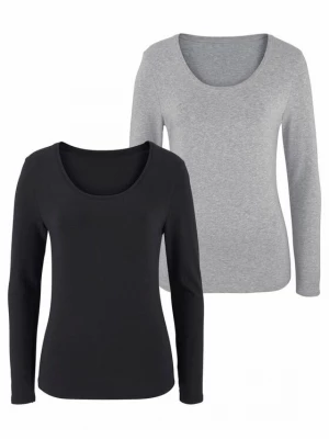 Foto van product VIVANCE Shirt grijs / zwart