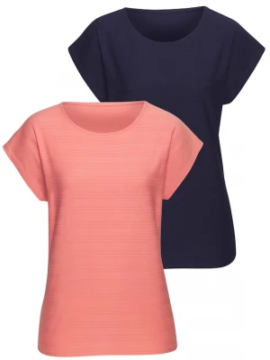 Foto van product VIVANCE Shirt marine / abrikoos