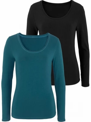Foto van product VIVANCE Shirt petrol / zwart