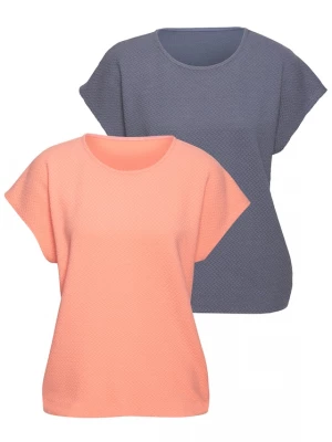 Foto van product VIVANCE Shirt smoky blue / lichtoranje