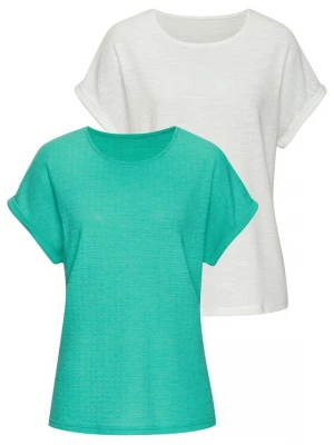 Foto van product VIVANCE Shirt turquoise / wit